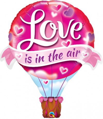 42" Love Is In The Air Balloon (pkgd)
