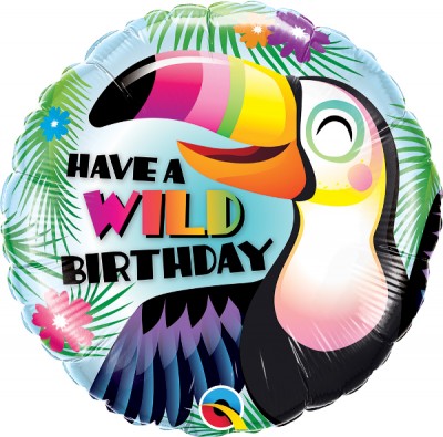 18" Have a Wild Birthday (pkgd)