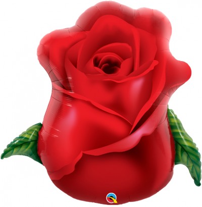 Shape 33" Red Rose Bud