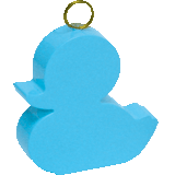 Light Blue Duck Plastic Weight