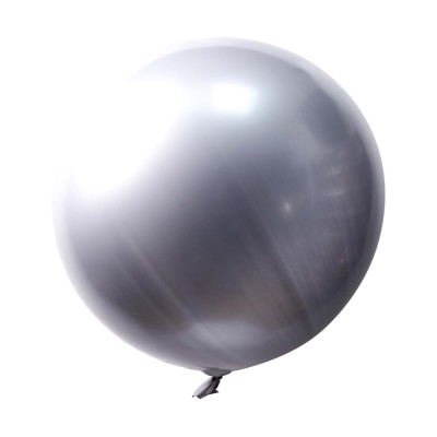 36" Chrome Bobo Balloon Silver