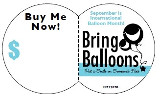 Accessories: Bring Balloons Sticker (100 ct.)