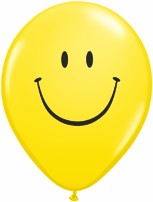 05" Smile Face Yellow w/Black Ink 100Ct