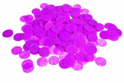 0.8oz Paper Confetti Dots Hot Pink
