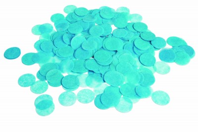 0.8oz Paper Confetti Dots Turquoise