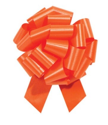 Pull Bow 4" Orange (50 ct.)