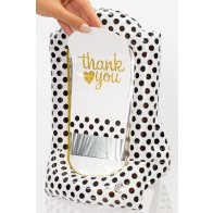 Gift-N-Flate Black Polka Dots