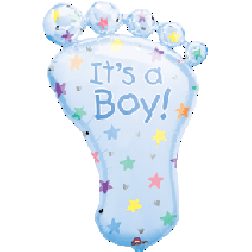 SuperShape It's a Boy Foot