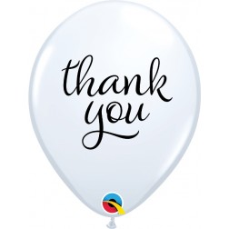 11" Simply Thank You White (50 ct.)