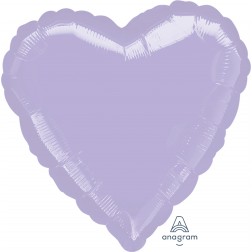  Standard Heart Metallic Pearl Pastel Lilac 