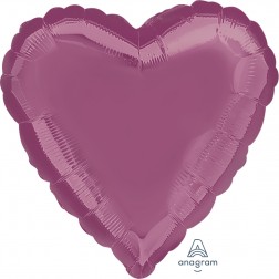  Standard Heart Metallic Lavender