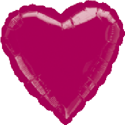 Standard Heart Burgundy