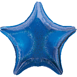 19" Blue Dazzler Star