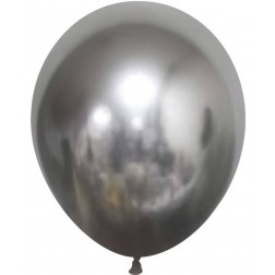 12" Chrome Silver (50pcs) Celetex Balloons