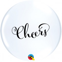 11" White Simply Cheers Topprint (50 ct.)