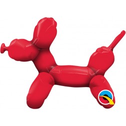 14" Balloon Dog Red