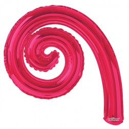 AirFilled 14" SC Kurly Spiral Flamingo