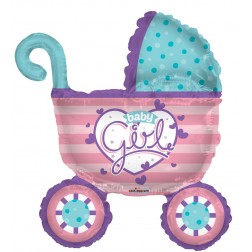  14" PR Baby Gril Stroller Shape