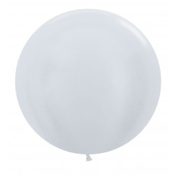 24" Satin White Large (10pcs)