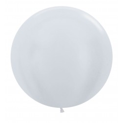 24" Satin White Large (10pcs)