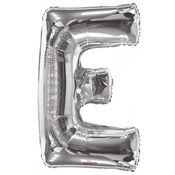  34" SP: Silver Shape Letter E