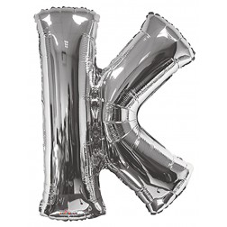  34" SP: Silver Shape Letter K