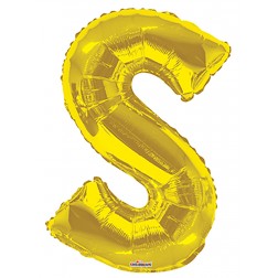  34" SP: Gold Shape Letter S
