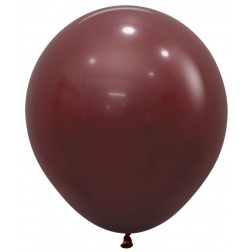 18" Fashion Merlot Round (25pcs)