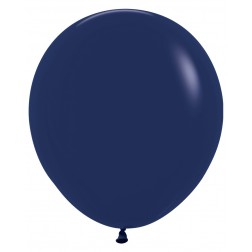 18" Fashion Navy Blue Round (25pcs)