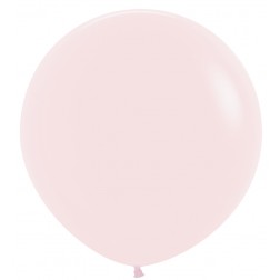 36" Pastel Matte Pink Large (2pcs)