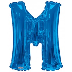  34" SP: Royal Blue Shape Letter M