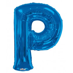  34" SP: Royal Blue Shape Letter P