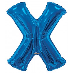  34" SP: Royal Blue Shape Letter X