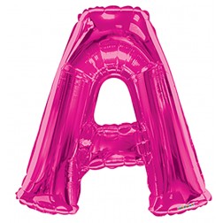  34" SP: Hot Pink Shape Letter A
