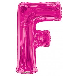  34" SP: Hot Pink Shape Letter F