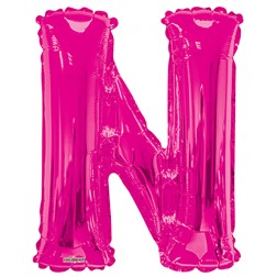 34" SP: Hot Pink Shape Letter N