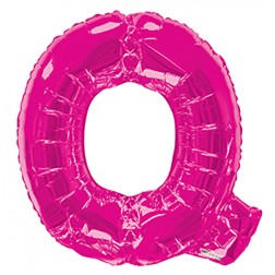  34" SP: Hot Pink Shape Letter Q