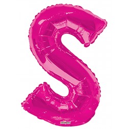  34" SP: Hot Pink Shape Letter S