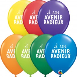 11" Simplement aun avenir radieux Carnival Asst. (50 ct.)