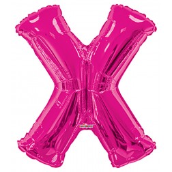  34" SP: Hot Pink Shape Letter X