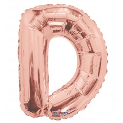  AirFilled 14" SP: Rose Gold Shape Letter D