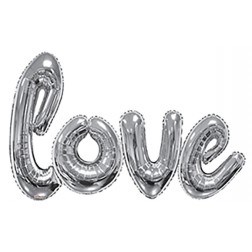  Jumbo Assortment Silver Love Script