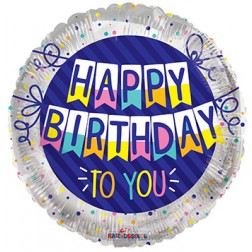  18" SP: BV Happy Birthday To You Banner