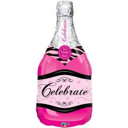 39" Celebrate Pink Bubbly Wine