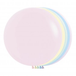 24" Pastel Matte Assortment Large (10pcs)