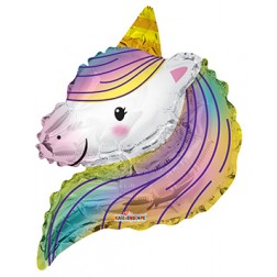  12" Unicorn Rainbow Shape