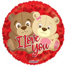  18" SP: PR Love You Couple Of Bears