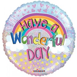  18" SP: PR Holographic Have A Wonderful Day