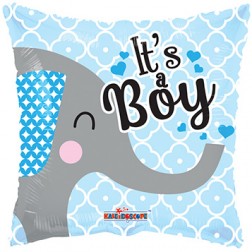  18" SP: PR Baby Boy Elephant Gellibean