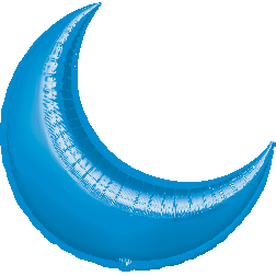 SuperShape Blue Crescent 26"